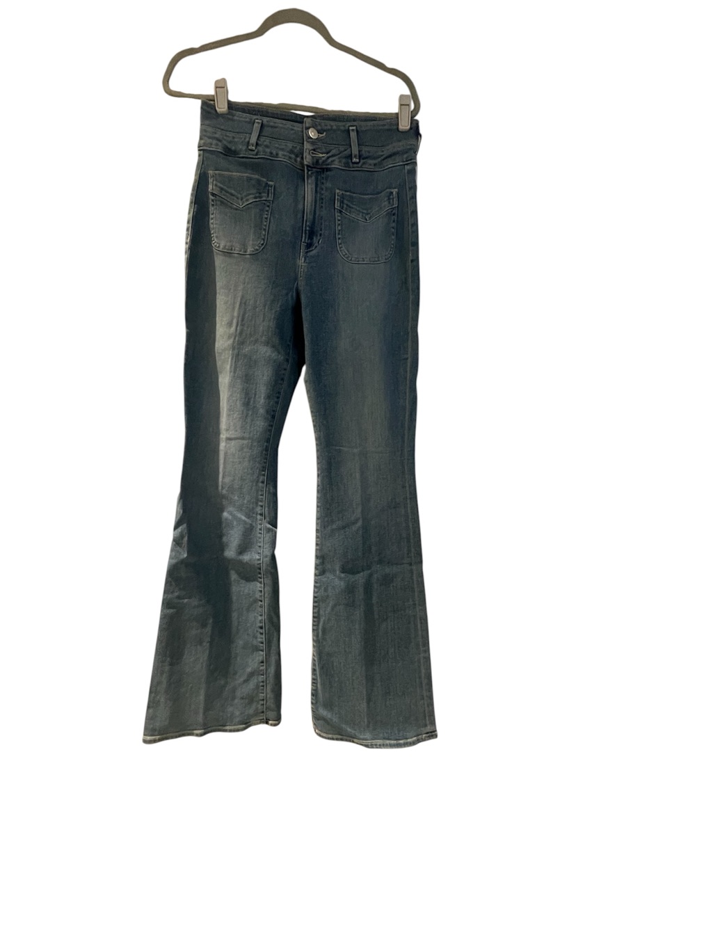 Veronica Beard Dark Gray Flare Jeans